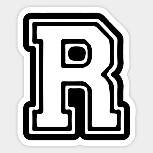 Letter R Sticker